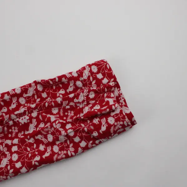 Land's End Red and White Woodland Print Pajama Pants Women's Small 6-8