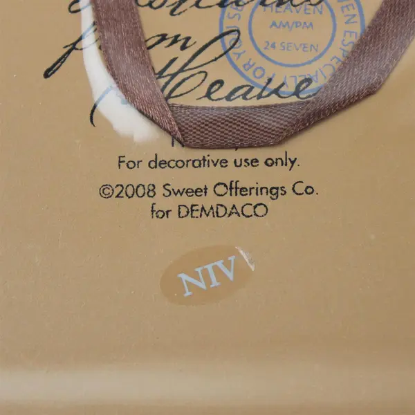 Demdaco "Promise" 2008 Postcards From Heaven Hanging Plaques Series 6.25" x 4"