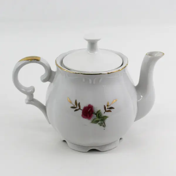 MCM Lipper And Mann Pompadour Rose Teapot With No Music Box