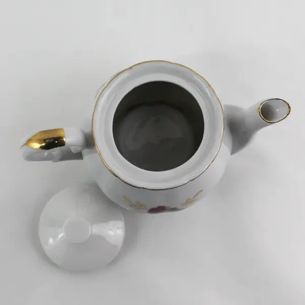 MCM Lipper And Mann Pompadour Rose Teapot With No Music Box