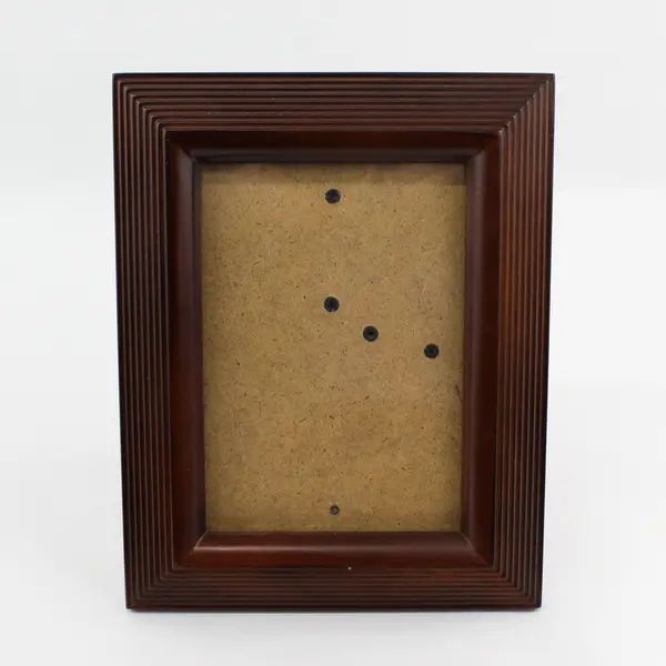 Rare Woods 5" X 7" Brown Wooden Photo Frame, Layered Edge Design