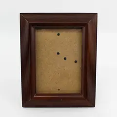 Rare Woods 5" X 7" Brown Wooden Photo Frame, Layered Edge Design