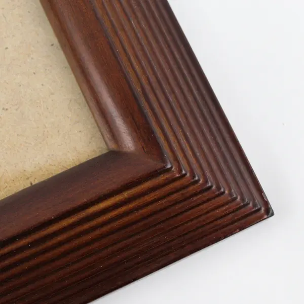 Rare Woods 5" X 7" Brown Wooden Photo Frame, Layered Edge Design