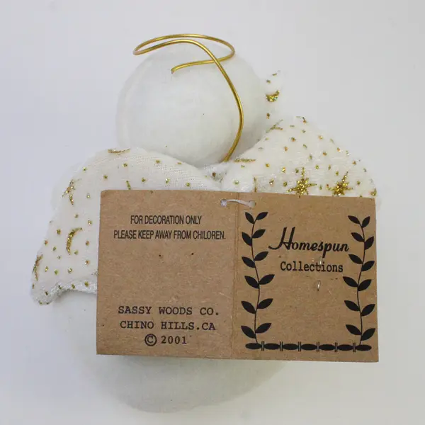 Country Collectible Treasures Snowman Angel w/ Star Holiday Figurine 6.25in