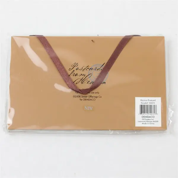 Demdaco "Rejoice" 2008 Postcards From Heaven Hanging Plaques Series 6.25" x 4"
