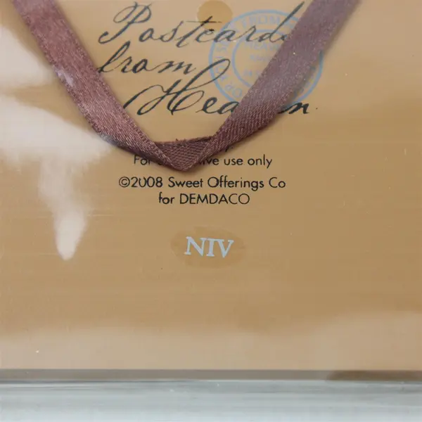 Demdaco "Rejoice" 2008 Postcards From Heaven Hanging Plaques Series 6.25" x 4"