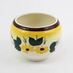 MCM Vernonware Metlox Brown Eyed Susan Vernon Kilns Vintage Open Sugar Bowl 