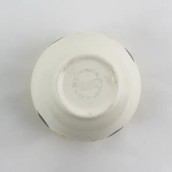 MCM Vernonware Metlox Brown Eyed Susan Vernon Kilns Vintage Open Sugar Bowl 