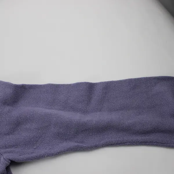 North Style White Christmas Tree Embroidered Lavender Sweater Women's Large