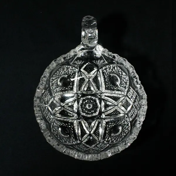 VTG Imperial Glass Ohio Handled Nappy 42576