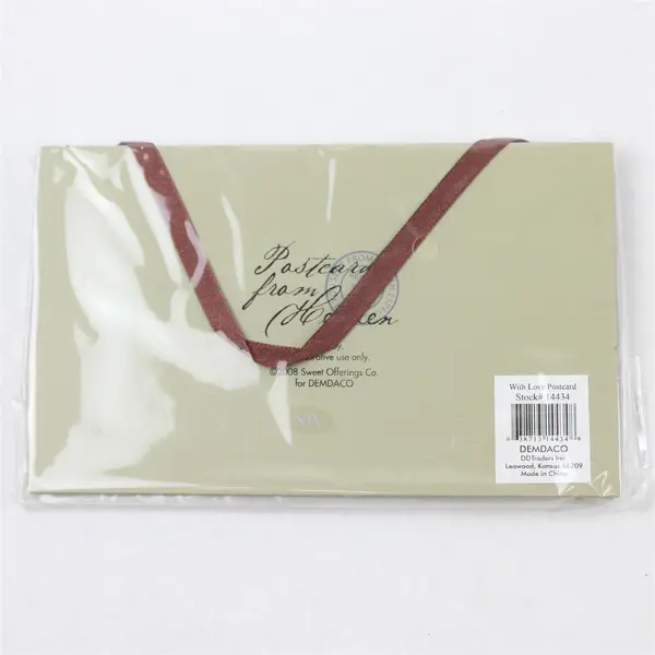 Demdaco "With Love" 2008 Postcards From Heaven Hanging Plaques Series 6.25" x 4"