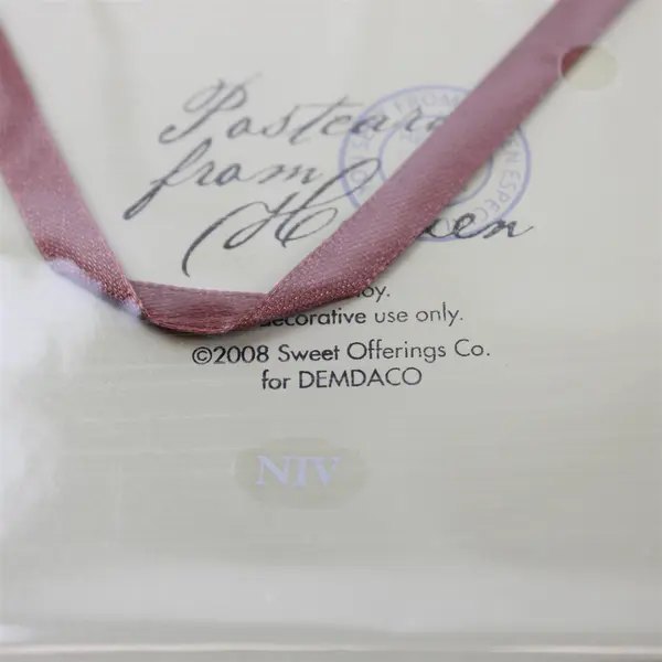 Demdaco "With Love" 2008 Postcards From Heaven Hanging Plaques Series 6.25" x 4"