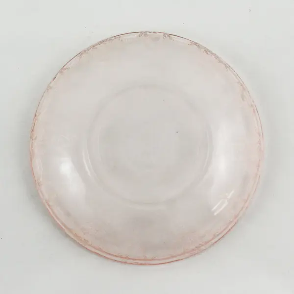 Vtg Mosser Jennifer Pink Small Glass Fruit Bowl