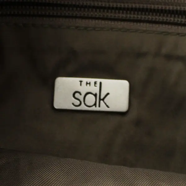 The SAK Crocheted Crossbody Shoulder Bag,  Brown 11" Long 