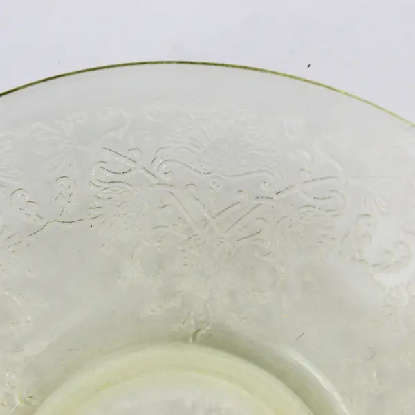 MCM Hazel Atlas Florentine #2 Yellow  Bread and Butter Plate 5.5"