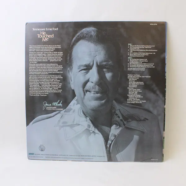 Tennessee Ernie Ford - He Touched Me 12" Vinyl Record
