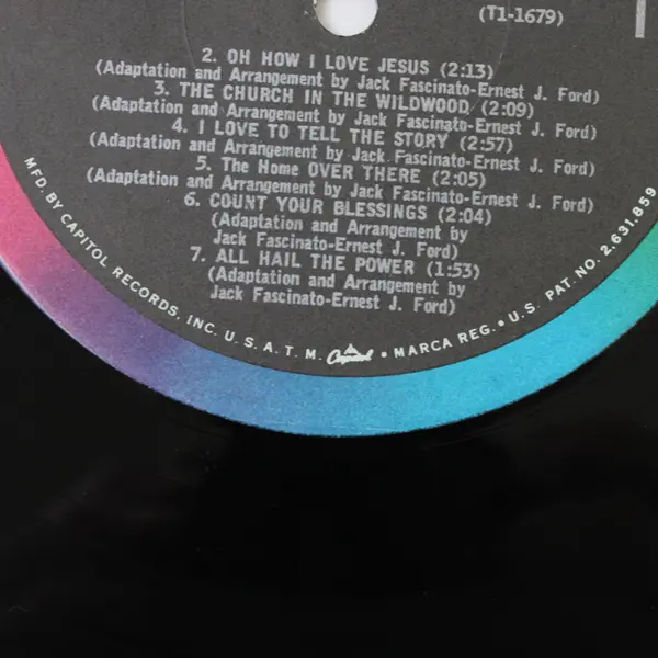 Tennessee Ernie Ford Sing A Hymn With Me 12" Vinyl Record