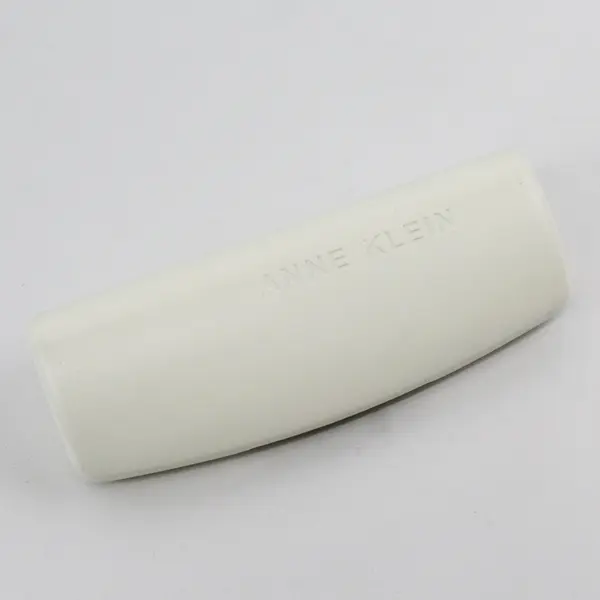 Anne Klein White Clamshell Hard Eyeglass Case 
