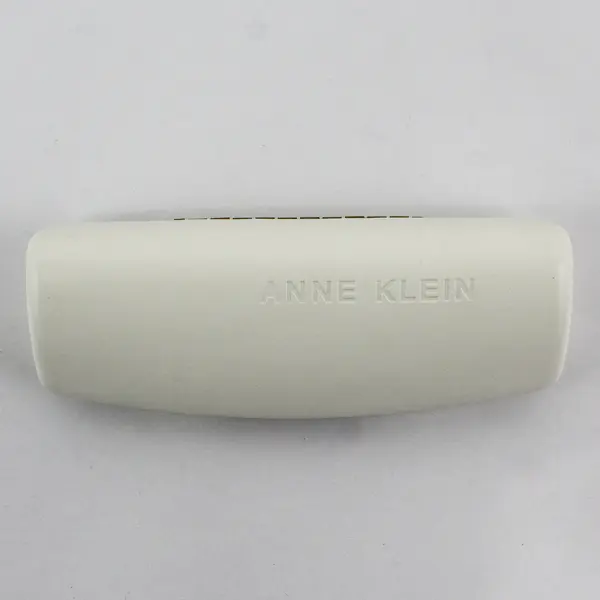 Anne Klein White Clamshell Hard Eyeglass Case 