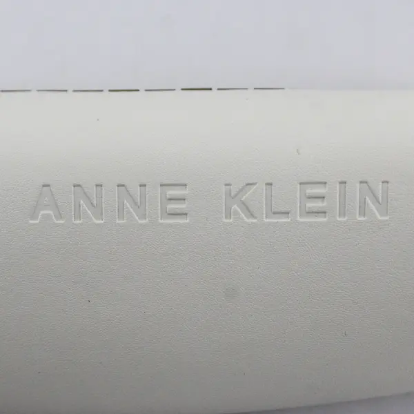 Anne Klein White Clamshell Hard Eyeglass Case 