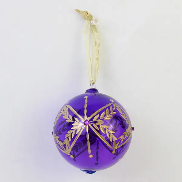 Roman Inc February Birth Stone Family Tree Ornament Purple (Amethyst) 3.75" Tall