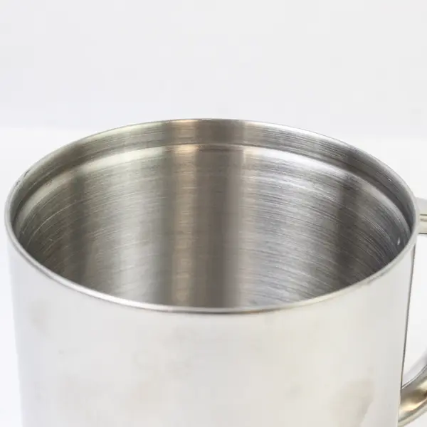 Lot Of 2 Matching Texsport Insulated Stainless Steel Mugs With Handle 3.75" Tall