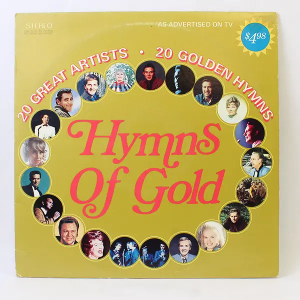 Hymns of Gold 20 Great Artists 20 Golden Hymns 12" Vinyl Record