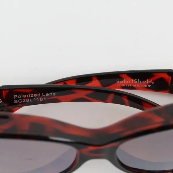 Solar Shield Polarized Retro Tortoise Gold Lattice Sunglasses