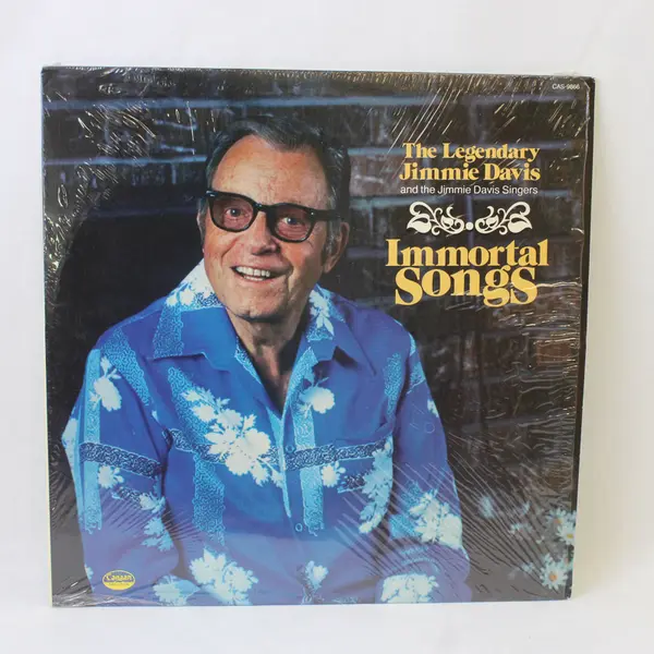 The Legendary Jimmie Davis Immortal Songs 12" Vinyl Record