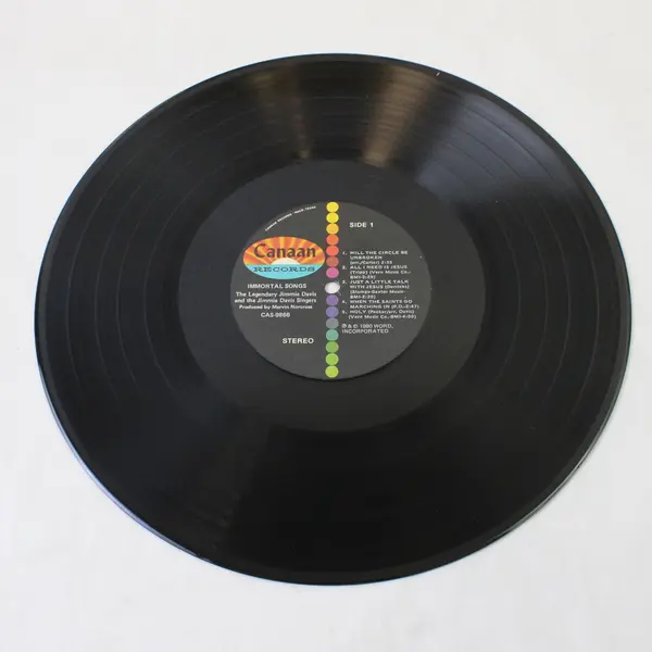The Legendary Jimmie Davis Immortal Songs 12" Vinyl Record