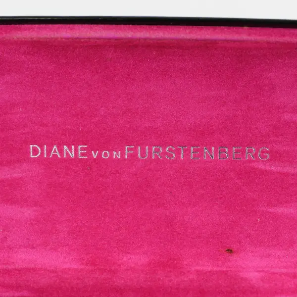 Diane Von Furstenberg Black Sunglasses Hard Clamshell Case Only