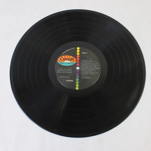Jimmie Davis: Living By Faith, 12" Vinyl Record