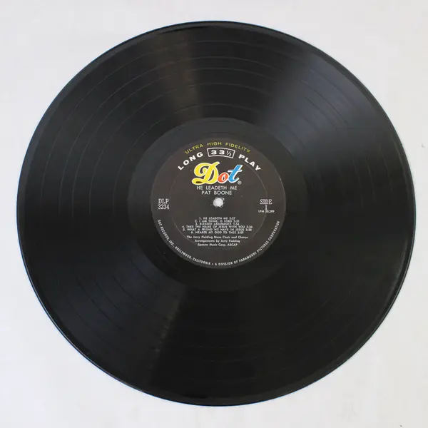 Pat Boone He Leadeth Me 12" Vinyl Record