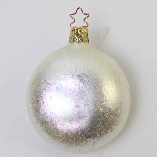 Baby's Christmas Hand-Blown Glass Ornament by Inge-Glas From Germany 4" Good 