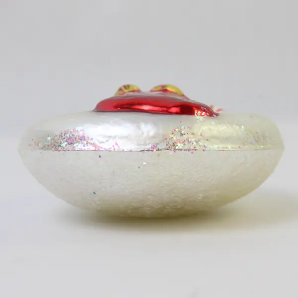 Baby's Christmas Hand-Blown Glass Ornament by Inge-Glas From Germany 4" Good 