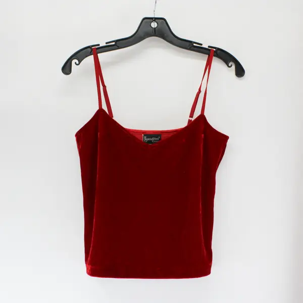 PajamaGram 2 PC Red Velvet Pajama Set Women's XS