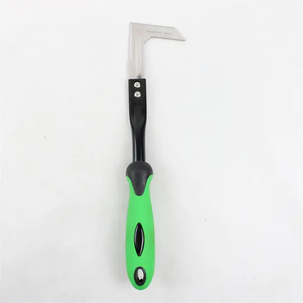 Smart Home Essentials For Living Stainless Steel Weeder Green Handle 14" Long