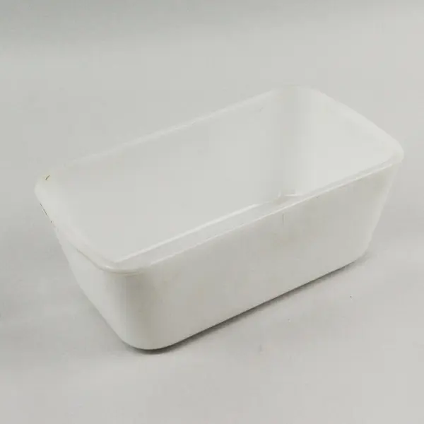 MCM Westinghouse Milk Glass Loaf Pan 