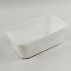 MCM Westinghouse Milk Glass Loaf Pan 
