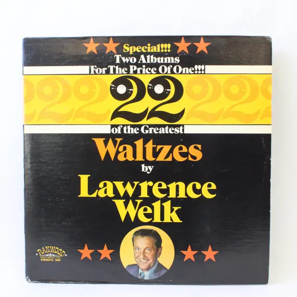 22 Of The Greatest Waltzes by Lawrence Welk 12" Vinyl Record