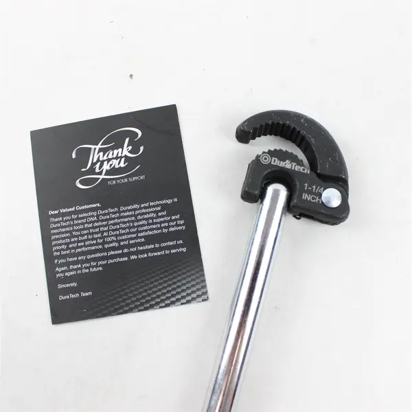 DuraTech Iron Duke Tools Basin Wrench DTBWS-1  Fits 3/8" to  1-1/4"