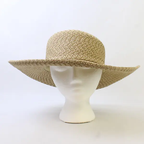 Nine & Co By Nine West Women's Woven Sun Beach 4" Wide Brim Hat One Size