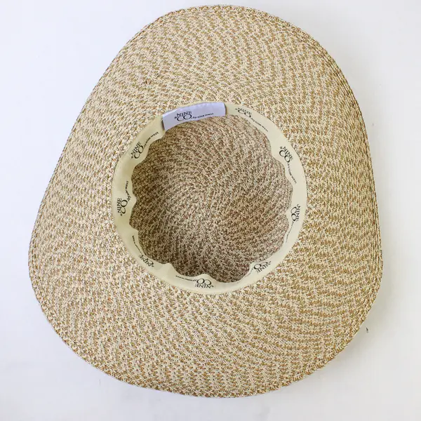 Nine & Co By Nine West Women's Woven Sun Beach 4" Wide Brim Hat One Size