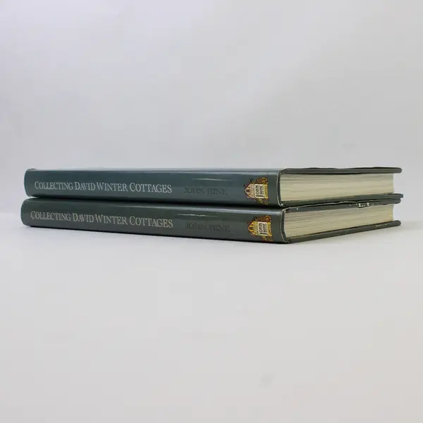 Lot of 2 Collecting David Winter Cottages by John Hine 1989 Hardcover DJ Good