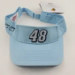 Winners Circle Jimmie Johnson NASCAR #48 Ladies Collection Blue Sun Visor Hat