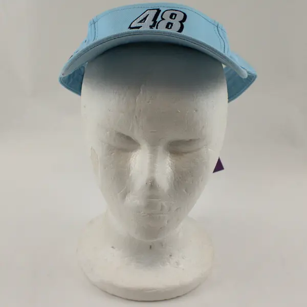 Winners Circle Jimmie Johnson NASCAR #48 Ladies Collection Blue Sun Visor Hat