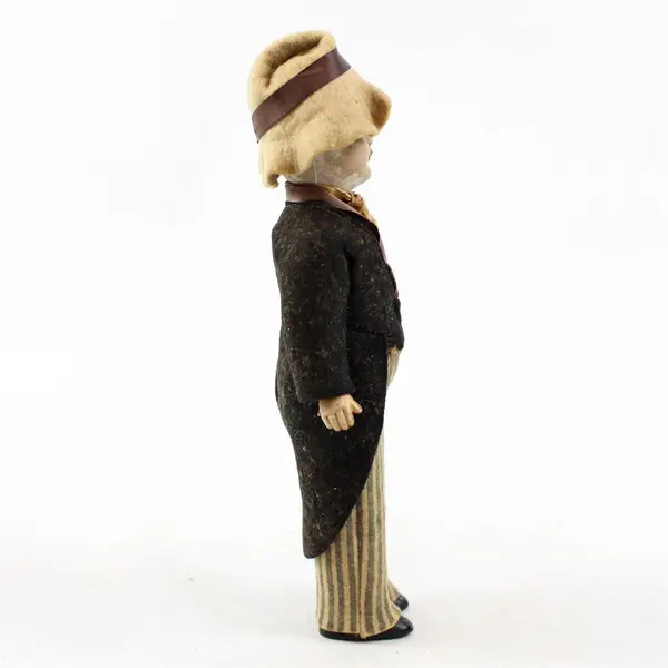 Vintage Mid-Century Groom Doll 7in Needs Restoration