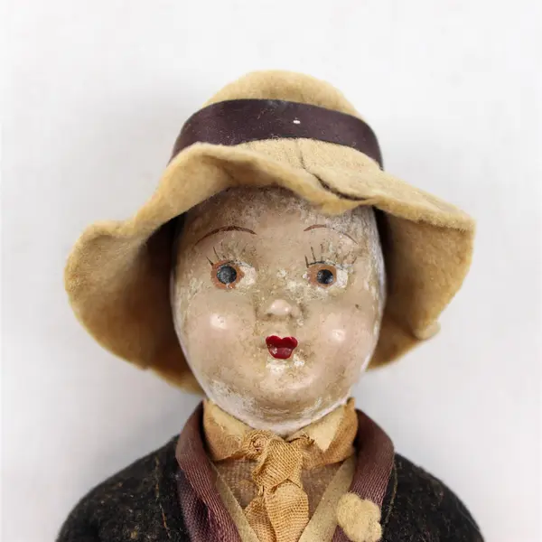 Vintage Mid-Century Groom Doll 7in Needs Restoration