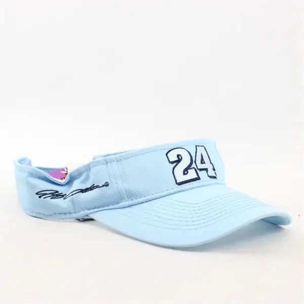 Winners Circle Jeff Gordon NASCAR #24 Ladies Collection Blue Sun Visor Hat