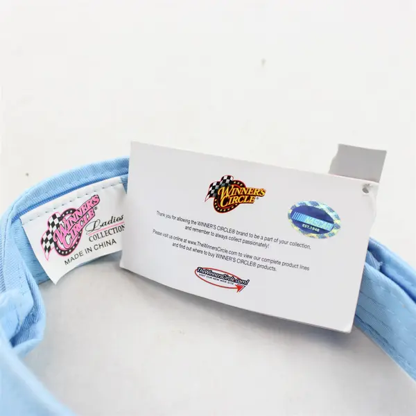 Winners Circle Jeff Gordon NASCAR #24 Ladies Collection Blue Sun Visor Hat